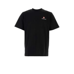 Casablanca Men Black Cotton T-Shirt